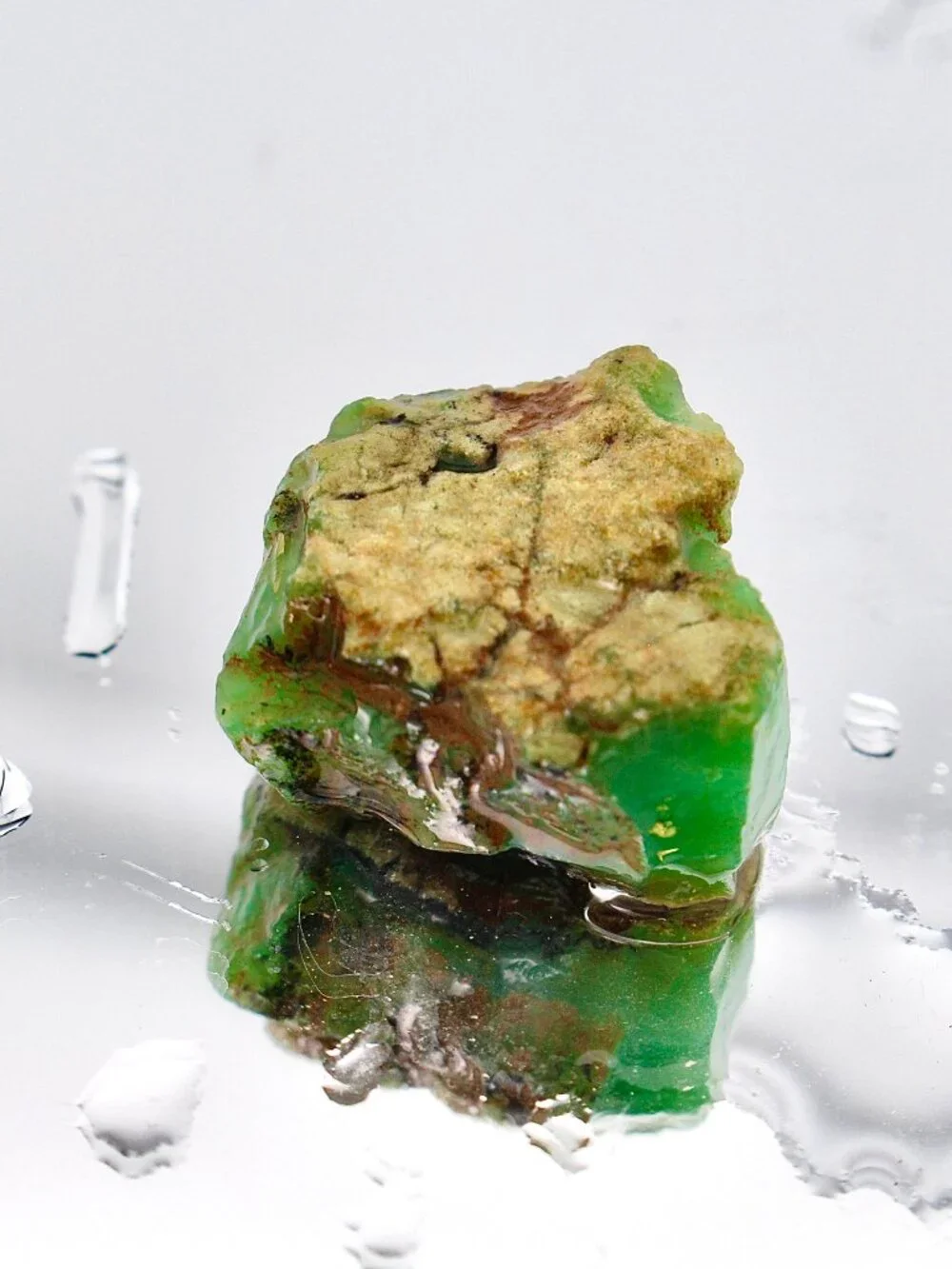 Gemmy Gem Australia Chrysoprase Marlborough Raw Natural Rough Mineral 60.97Ct
